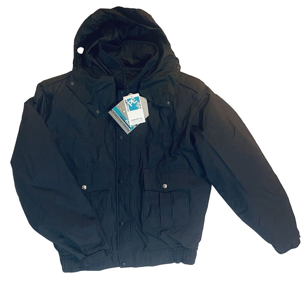 NWT Horace Small Outerwear Black Jacket Coat USA Made Police Military Sz L/XL